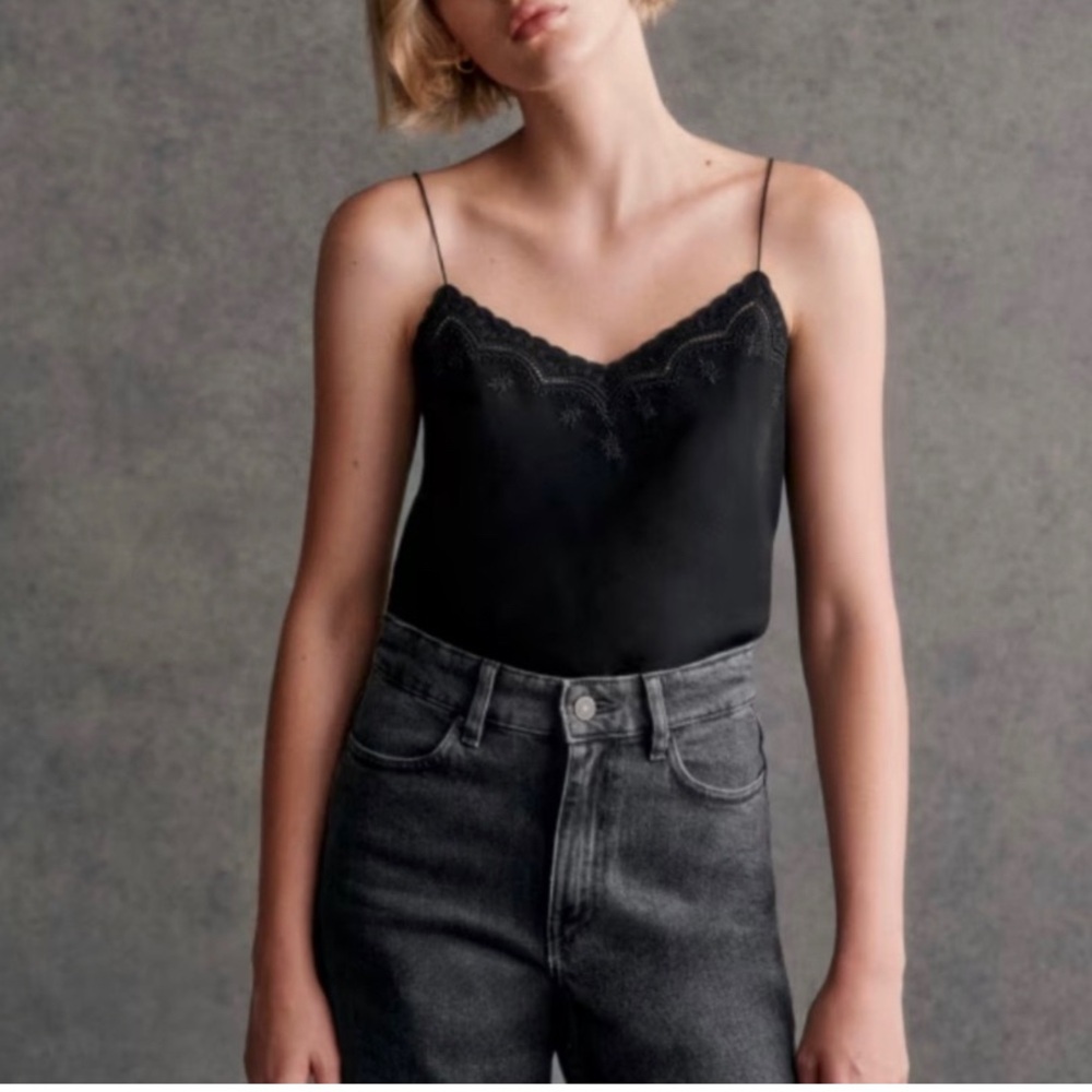 Elegant Black Women's Camisole Top